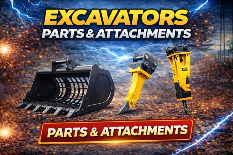 EXCAVATOR PARTS ATTACHMENTS